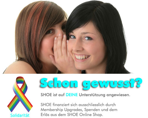 SHOE Lesben Community hofft auf deine Hilfe